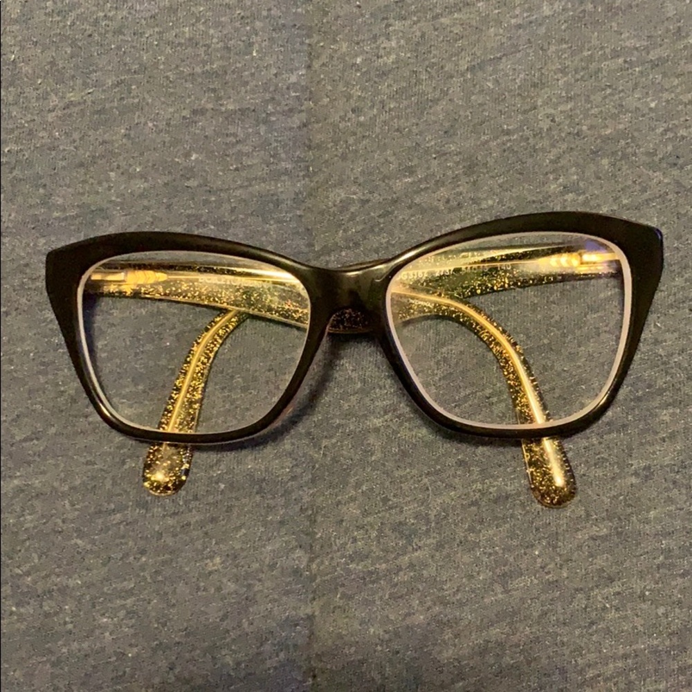 Havana Gold Dolce and Gabbana Prescription Glasses